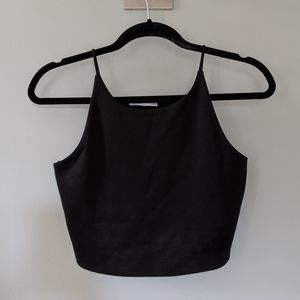 Zara cropped tank top spaghetti strap size M